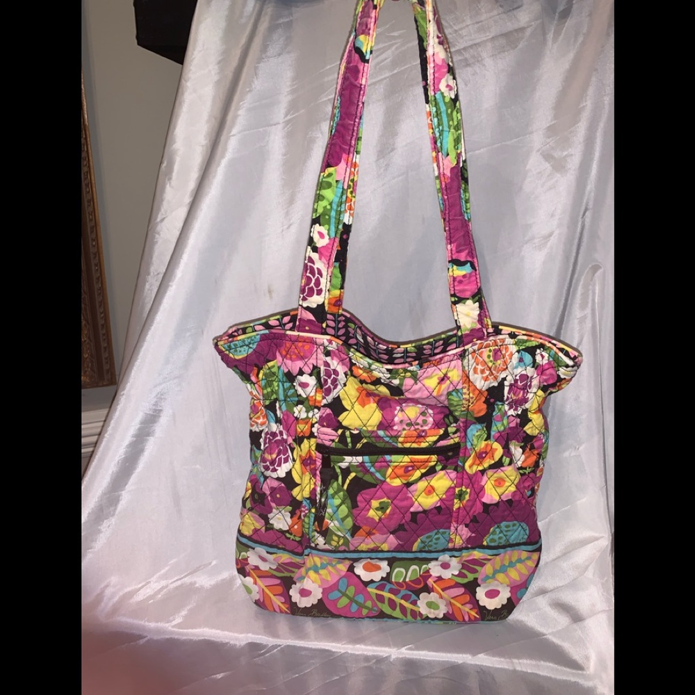 Vera Bradley Retired Rare Va Va Bloom Colorful Bag